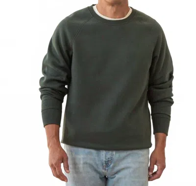 Bridge & Burn Lincoln Crew Sweatshirt In Forest Night In Green