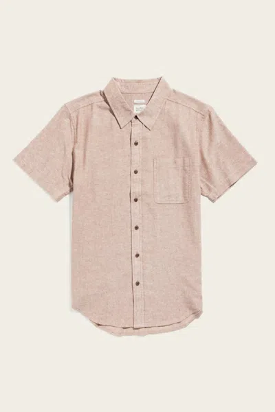 Bridge & Burn Men's Malcolm Shirt In Rust Chambray In Neutral