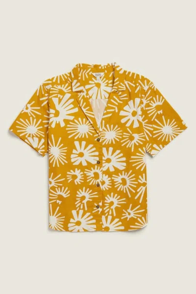 Bridge & Burn Mila Cropped Shirt In Yellow