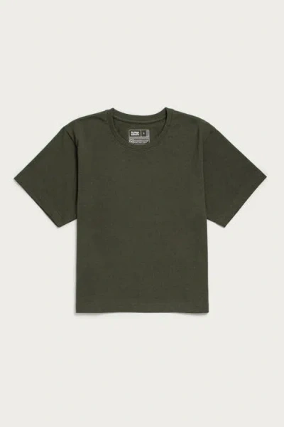 Bridge & Burn Recycled Boxy Tee In Green