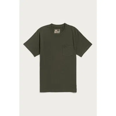 Bridge & Burn Recycled Pocket Tee In Green