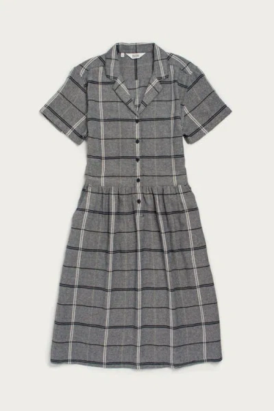 Bridge & Burn Ruby Shirt Dress In Gray