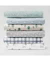 Brielle Home Cotton Flannel 4 Piece Sheet Set Collection Bedding In Sheep Blue