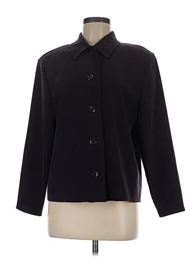 Pre-owned Briggs 3/4 Sleeve Blouse In Black