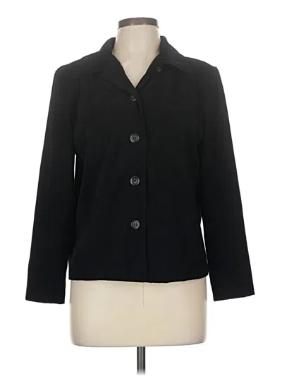 Pre-owned Briggs 3/4 Sleeve Button Down Shirt In Black