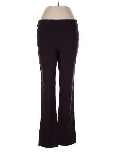 Pre-owned Briggs Active Pants In Burgundy