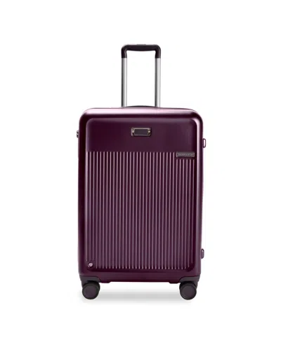 Briggs & Riley 27" Sympatico Medium Expandable Spinner In Plum