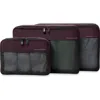Briggs & Riley 3-piece Carry-on Compression Packing Cubes In Purple