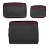 Briggs & Riley 3 Piece Check In Packing Cube Set In Burgundy