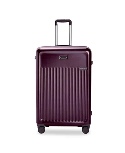Briggs & Riley 30" Sympatico Large Expandable Spinner In Plum