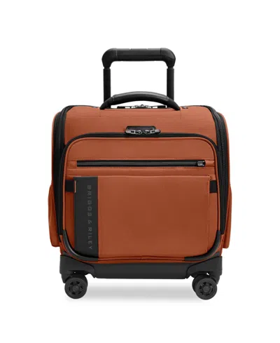 Briggs & Riley 9" Carry-on Cabin Spinner In Brown
