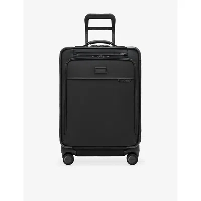 Briggs & Riley Ack Compact Checked Expandable Spinner Suitcase 61cm In Black