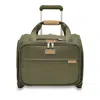 Briggs & Riley Baseline 2-wheel Cabin Bag In Olive