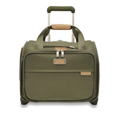 Briggs & Riley Baseline 2-wheel Cabin Bag In Olive