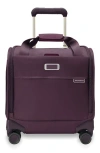 Briggs & Riley Baseline Cabin Spinner Carry-on Bag In Plum