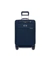 Briggs & Riley Baseline Compact Medium Checked Expandable Spinner In Blue