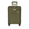 Briggs & Riley Baseline Essential 2 Wheel Carry On Suitcase In Olive