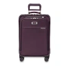 Briggs & Riley Baseline Essential Carry On Spinner Suitcase In Plum