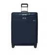 Briggs & Riley Baseline Extra Large Expandable Spinner Suitcase In Navy
