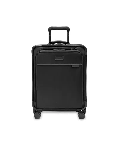 Briggs & Riley Baseline Global Carry-on Spinner In Black