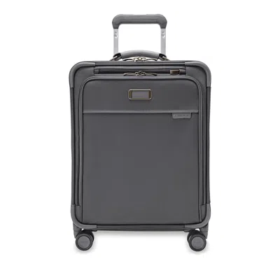 Briggs & Riley Baseline Global Carry On Spinner Suitcase In Gray