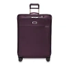 Briggs & Riley Extra Large Expandable Spinner Shell Suitcase 78.7cm In Plum