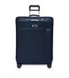 Briggs & Riley Baseline Large Expandbale Spinner Suitcase In Navy