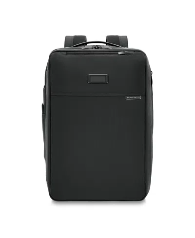 Briggs & Riley Baseline Medium Convertible Backpack In Black