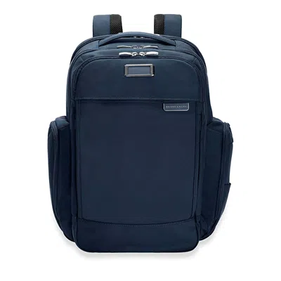 Briggs & Riley Baseline Traveler Backpack In Navy