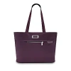 Briggs & Riley Baseline Traveler Tote In Plum
