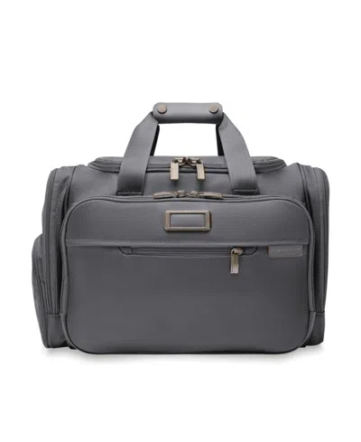 Briggs & Riley Baseline Underseat Duffle In Steel Gray