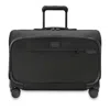 Briggs & Riley Baseline Wide Carry On Spinner Garment Suitcase In Black