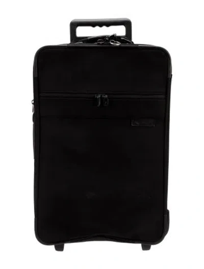 Pre-owned Briggs & Riley Black Nylon Carry On