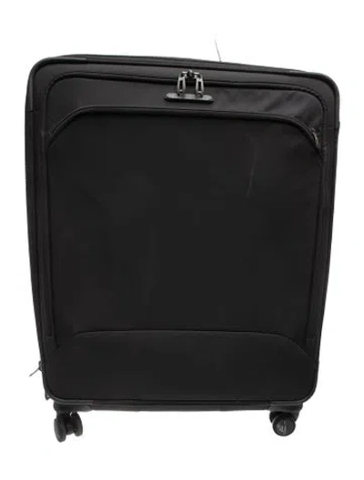 Pre-owned Briggs & Riley Canvas Suitcase In Black