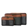 Briggs & Riley Carry On Packing Cube Set In Brown