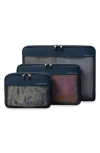 Briggs & Riley Check-in Set Of 3 Packing Cubes In Blue