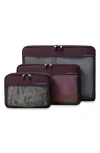 Briggs & Riley Check-in Set Of 3 Packing Cubes In Purple