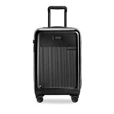 Briggs & Riley Essential Carry On Expandable Spinner Suitcase In Black