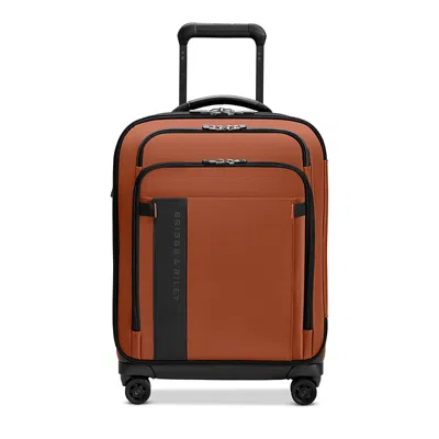 Briggs & Riley Essential Global Spinner Carry On Bag In Brown