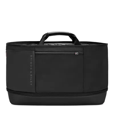 Briggs & Riley Expandable Overnighter Bag In Black