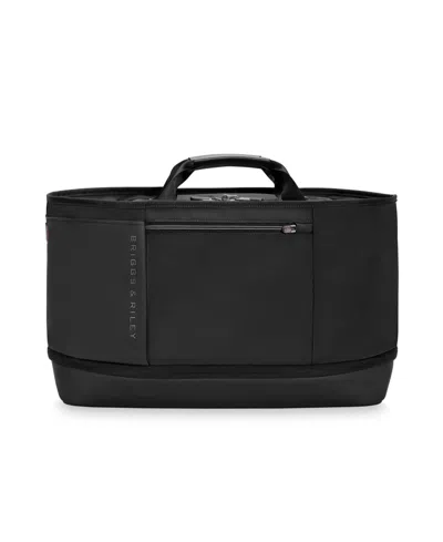Briggs & Riley Expandable Overnighter In Black