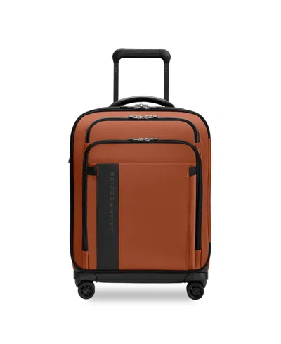 Briggs & Riley Global 21" Carry-on Expandable Spinner In Brown