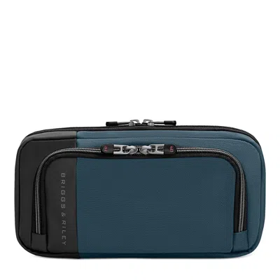 Briggs & Riley Hanging Toiletry Kit In Blue
