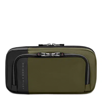 Briggs & Riley Hanging Toiletry Kit In Green