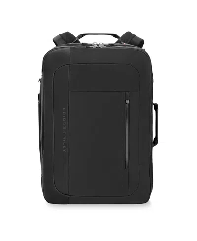 Briggs & Riley Large Convertible Backpack In Black