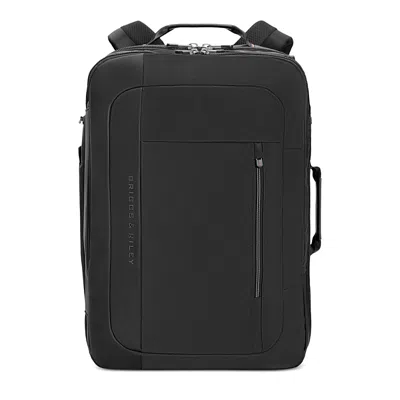 Briggs & Riley Large Convertible Backpack Duffle Bag In Black