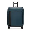 Briggs & Riley Large Expandable Spinner Checked Bag In Blue