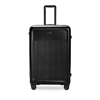 Briggs & Riley Large Expandable Spinner Suitcase In Black