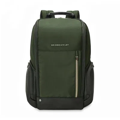 Briggs & Riley Medium Widemouth Backpack In Green