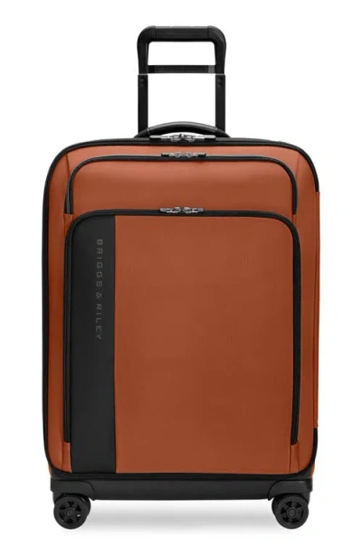 Briggs & Riley Medium Zdx 26-inch Expandable Spinner Packing Case In Brown